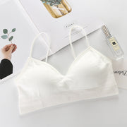 ノンワイヤーブラ ブラジャー レディース 女性 インナー 下着 肌着 パッド付き ホックなし かぶり リブ シンプル カジュアル 可愛い お洒落 普段使い ナイトブラ スポーツブラ 婦人下着