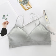 ノンワイヤーブラ ブラジャー レディース 女性 インナー 下着 肌着 パッド付き ホックなし かぶり リブ シンプル カジュアル 可愛い お洒落 普段使い ナイトブラ スポーツブラ 婦人下着