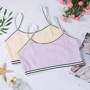 ジュニアブラ キッズブラ ハーフトップ インナー 下着 肌着 キッズ ジュニア 子供 女子 女の子 スポーツブラ スポブラ ホック無し