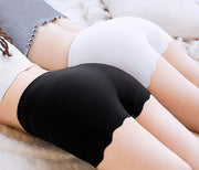 ペチコート ペチパンツ 1分丈 レディース 女性 婦人 インナー 見せパン 下着 肌着 アンダーウェア シームレス ウェーブ ショート丈 無地 単色 シンプル かわいい おしゃれ 透け防止
