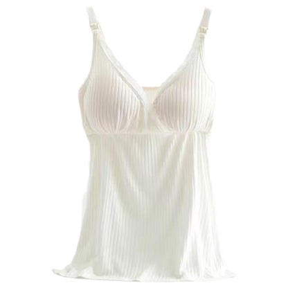 キャミソール マタニティー 授乳 マタニティ 産前 産後 オフホワイト バリエーション画像