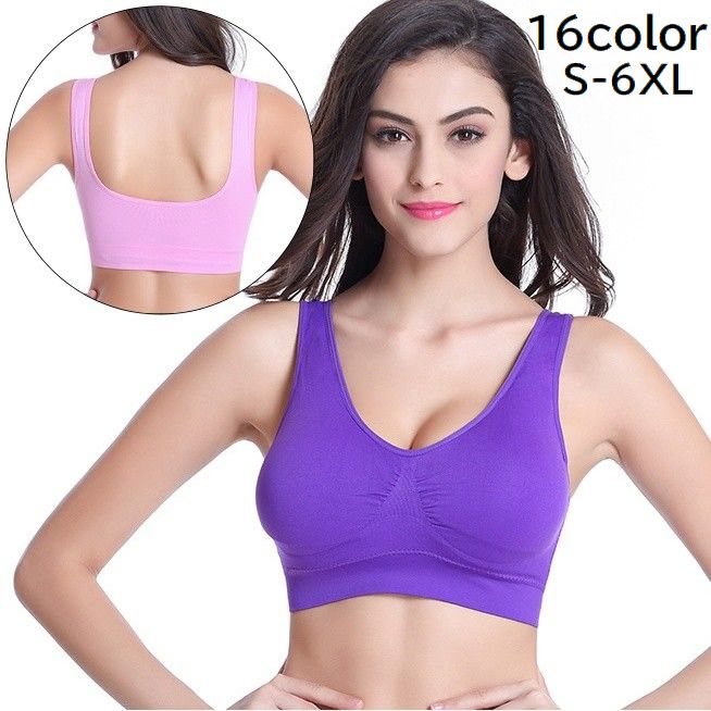 スポーツブラ ノンワイヤーブラ ブラジャー ブラトップ レディース 女性 商品画像