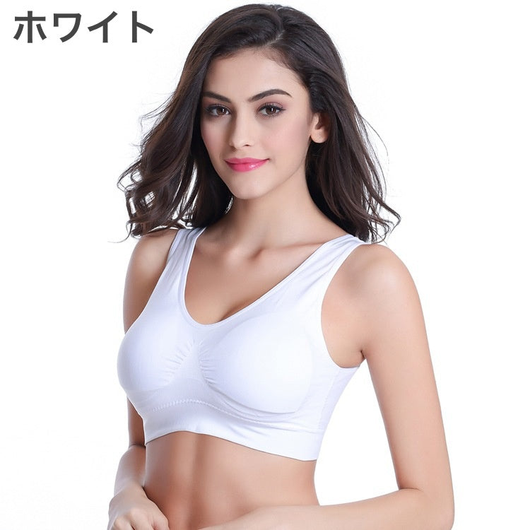 スポーツブラ ノンワイヤーブラ ブラジャー ブラトップ レディース 女性 商品画像4