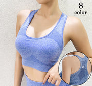 ブラジャー スポーツブラ 単品 ハーフトップ ヨガブラ レディース 女性 おしゃれ シンプル 揺れない 幅広アンダー ノンワイヤー フィットネス トレーニング スポーツ ランニング 伸縮 シームレス 通気性