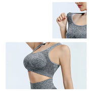 ブラジャー スポーツブラ 単品 ハーフトップ ヨガブラ レディース 女性 おしゃれ シンプル 揺れない 幅広アンダー ノンワイヤー フィットネス トレーニング スポーツ ランニング 伸縮 シームレス 通気性