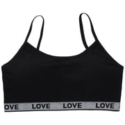 ジュニアブラ スポーツブラ スポブラ カップ付き ノンワイヤー 下着 ジュニア キッズ 女の子 ガールズ シンプル ベーシック スポーツ