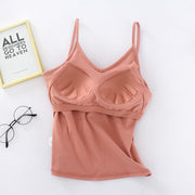 ブラトップ カップ付きインナー キャミソール レディース 女性 下着 肌着 ノンワイヤー Vネック スポーツブラ シンプル 無地 単色 カジュアル デイリー 普段使い ヨガ フィットネス トレーニング おしゃれ 婦人用