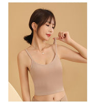 ブラトップ キャミソール カップ付き レディース 女性 婦人 インナー 下着 大きいサイズ トップス ショート丈 リブ 無地 単色 ブラック ホワイト かわいい おしゃれ シンプル カジュアル 長さ調節可能