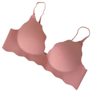 ブラジャー 単品 3／4カップ シームレス レディース 女性 通気性 インナー ブラジャー 下着 単色 シンプル 無地 カジュアル