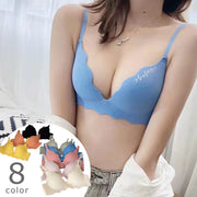 ブラジャー 単品 3／4カップ シームレス レディース 女性 通気性 インナー ブラジャー 下着 単色 シンプル 無地 カジュアル