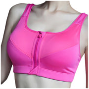 ブラトップ スポーツブラ ノンワイヤー レディース ヨガ スポブラ ウェア ブラジャー 立体カップ ジッパー トップス インナー フィットネスウェア 揺れにくい ヨガウェア スポーツウェア シンプル スタイリッシュ おしゃれ フロントファスナー 無地 ブラック 黒 ピンク ホワイト 白
