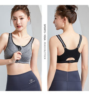 ブラトップ スポーツブラ ノンワイヤー レディース ヨガ スポブラ ウェア ブラジャー 立体カップ ジッパー トップス インナー フィットネスウェア 揺れにくい ヨガウェア スポーツウェア シンプル スタイリッシュ おしゃれ フロントファスナー 無地 ブラック 黒 ピンク ホワイト 白