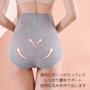 ガードルショーツ ヒップアップショーツ ウエストニッパー レディース 女性 婦人 大きいサイズ 下着 パンツ インナー 補正下着 ホック コルセット ハイウエスト 花柄 シンプル 産後 お尻 引き締め シェイプアップ