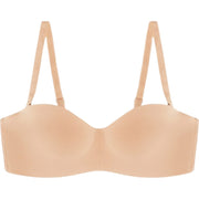 ノンワイヤーブラ 1/2カップ レディース 女性 婦人 インナー ブラジャー 下着 ハーフカップ モールドカップブラ シームレス カップ付き ストラップ取り外し可 ストラップレスブラ チューブブラ ソフト やわらかい パッド付き ナイトブラ ホック付き 3段ホック 単色 シンプル 無地 おしゃれ カジュアル かわいい ヘビロテ 黒 白 黄 ベージュ 灰 キャラメル