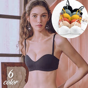 ノンワイヤーブラ 1/2カップ レディース 女性 婦人 インナー ブラジャー 下着 ハーフカップ モールドカップブラ シームレス カップ付き ストラップ取り外し可 ストラップレスブラ チューブブラ ソフト やわらかい パッド付き ナイトブラ ホック付き 3段ホック 単色 シンプル 無地 おしゃれ カジュアル かわいい ヘビロテ 黒 白 黄 ベージュ 灰 キャラメル