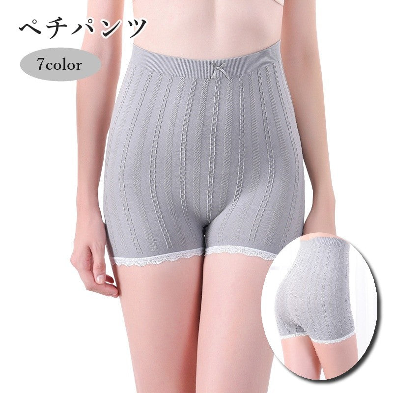 ペチパンツ ペチコート レディース 女性 インナーパンツ 下着 肌着 レース 見せパン 透け防止 薄手 かわいい チラ見え対策