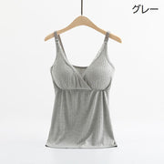 マタニティキャミソール 授乳キャミソール 授乳ブラ ブラトップ インナー 下着 肌着 クロスオープン レディース 妊婦 ママ 産前 産後 パッド付き レース リブ 無地 シンプル おしゃれ 楽ちん