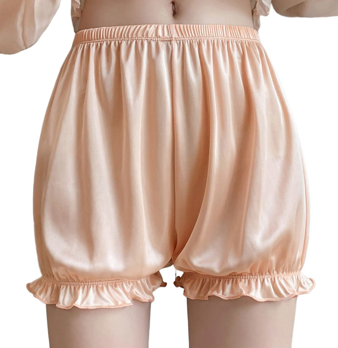 タップパンツ ペチパンツ ペチコート レディース インナー かぼちゃパンツ ベージュ バリエーション画像