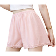 ペチパンツ タップパンツ レディース 女性用 下着 インナー インナーパンツ 見せパン 3分丈 薄手 レース 可愛い おしゃれ シンプル 透け防止 チラ見え防止 婦人用