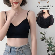 ノンワイヤーブラ ブラジャー 単品 レディース 下着 インナー パッド入り カップ付き リブ 無地 シンプル スポーツブラ ナイトブラ ホックなし リラックス 女性用 婦人