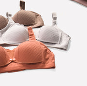 ブラジャー マタニティブラジャー 授乳ブラジャー 前開き ボタン Bカップ Cカップ レディース ノンワイヤー 無地 単品 シンプルデザイン 妊婦 女性用 婦人用 レディースブラジャー