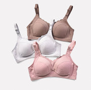 ブラジャー マタニティブラジャー 授乳ブラジャー 前開き ボタン Bカップ Cカップ レディース ノンワイヤー 無地 単品 シンプルデザイン 妊婦 女性用 婦人用 レディースブラジャー