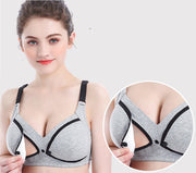 マタニティブラ 単品 授乳ブラ レディース 女性下着 ブラジャー フロントオープン スナップボタン 前開き インナー ノンワイヤー 産前 産後 妊婦 妊娠中 出産後 おしゃれ シンプル カジュアル ママ 簡単 便利