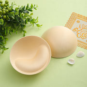 ブラパッド 胸パッド 左右ペア ブラジャー用パッド カップ 丸型 円形 ラウンド 交換 スペア 女性下着 レディース インナー 婦人用 ブラック ホワイト ベージュ 黒 白