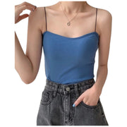 キャミソール ブラトップ カップ付きキャミ レディース 女性 下着 インナー トップス ノースリーブ スパゲティストラップ プルオーバー 無地 ブラック ホワイト グレー フェミニン カジュアル 可愛い キュート シンプル おしゃれ 春 夏