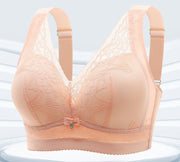 ブラジャー フルカップ 単品 レディース 女性下着 インナー レース リボン 4段 3列ホック おしゃれ かわいい 脇高 フェミニン 大きいサイズ有