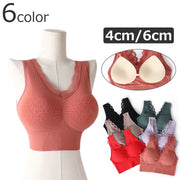 ブラトップ タンクトップ ハーフトップ レディース 女性用 トップス インナー 下着 肌着 パッド リブ 無地 単色