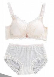 ブラジャー スタンダードショーツ 上下セット 2点セット フルカップ ノンワイヤー 花柄レース レディース パンツ パンティー セットアップ インナー 女性下着 3ホック 4段階調整 華やか エレガント かわいい セクシー SEXY 女性用 婦人用