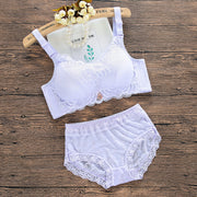 ブラジャー スタンダードショーツ 上下セット 2点セット フルカップ ノンワイヤー 花柄レース レディース パンツ パンティー セットアップ インナー 女性下着 3ホック 4段階調整 華やか エレガント かわいい セクシー SEXY 女性用 婦人用