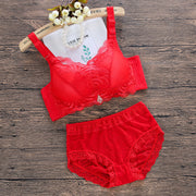 ブラジャー スタンダードショーツ 上下セット 2点セット フルカップ ノンワイヤー 花柄レース レディース パンツ パンティー セットアップ インナー 女性下着 3ホック 4段階調整 華やか エレガント かわいい セクシー SEXY 女性用 婦人用