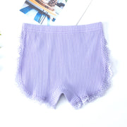 ペチパンツ オーバーパンツ タップパンツ 子供用 キッズ ジュニア 女の子 インナーボトムス 裾レース リブ チラ見え防止 安全ショーツ 下着 肌着 定番 シンプル 可愛い 透け防止 ガールズ 女児 子ども こども