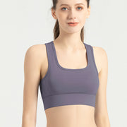 ブラジャー スポーツブラ ヨガブラ バッククロス 女性下着 インナー ノンワイヤー ホックあり アウター ストレッチ 幅広アンダー 大きいサイズ有 ランニング ジム フィットネス 部活 運動 ダンス 体操 おしゃれ かわいい 婦人用