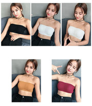 ストラップレスブラ レディース ノンワイヤー カップ付きインナー チューブトップブラジャー ベアトップ 見せブラ 美背中 無地