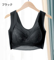 ノンワイヤーブラ ブラジャー レディース インナー 補正下着 フルカップ レース 大きいサイズ  シームレス 伸縮性