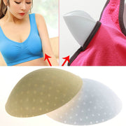 ブラパッド 胸パッド 左右ペア ブラジャー用パッド カップ 丸型 円形 ラウンド 交換 スペア 女性下着 レディース インナー 婦人用 ブラック ホワイト ベージュ 黒 白
