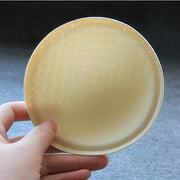 ブラパッド 胸パッド 左右ペア ブラジャー用パッド カップ 丸型 円形 ラウンド 交換 スペア 女性下着 レディース インナー 婦人用 ブラック ホワイト ベージュ 黒 白