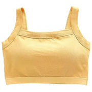 ハーフトップブラ ノンワイヤーブラ ブラジャー 単品 レディース カップ付き 女性下着 インナー 無地 単色 肌着 スクエア シンプル カジュアル デイリー 普段使い リラックスタイム 女子 女性 婦人