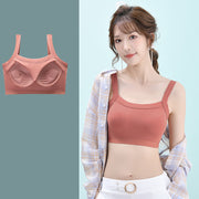 ハーフトップブラ ノンワイヤーブラ ブラジャー 単品 レディース カップ付き 女性下着 インナー 無地 単色 肌着 スクエア シンプル カジュアル デイリー 普段使い リラックスタイム 女子 女性 婦人