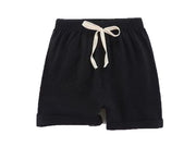 ロングパンツ ハーフパンツ 長ズボン 半ズボン ボトムス キッズ ジュニア 男の子 女の子 冷感 涼しい 虫除け ウエスト紐 ライン入り 無地 ツートンカラー 単色 シンプル カジュアル 部屋着 子供服 子供用 100cm 110cm 120cm 130cm 140cm 150cm