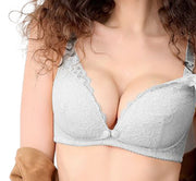 マタニティーブラ ブラジャー 授乳ブラ ブラ単品 女性 レディース インナー 下着 フロントオープン ホック ボタン レース 授乳用  産前 産後