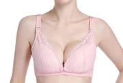 マタニティーブラ ブラジャー 授乳ブラ ブラ単品 女性 レディース インナー 下着 フロントオープン ホック ボタン レース 授乳用  産前 産後