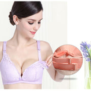 マタニティーブラ ブラジャー 授乳ブラ ブラ単品 女性 レディース インナー 下着 フロントオープン ホック ボタン レース 授乳用  産前 産後
