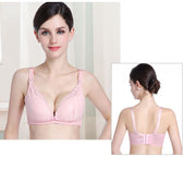 マタニティーブラ ブラジャー 授乳ブラ ブラ単品 女性 レディース インナー 下着 フロントオープン ホック ボタン レース 授乳用  産前 産後