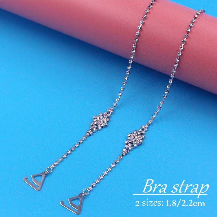 ブラストラップ ブラジャーストラップ 肩紐 インナー 見せブラ レディース ラインストーン 小物 かわいい おしゃれ 上品 セクシー 女子力アップ