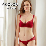 ブラジャー ショーツ 上下セット ワイヤーブラ 下着 女性用 レディース 婦人 ランジェリー 3/4カップ ヒップハンガー ローライズ 総レース 花柄 シースルー 透け感 おしゃれ かわいい