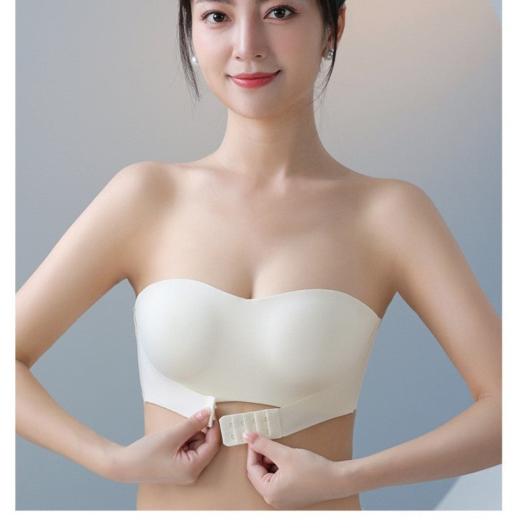 ストラップレスブラ 1/2カップ ブラジャー ブラ インナー 下着 商品画像2